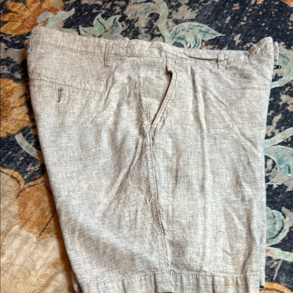 Goodfellow & Co Light Gray Linen Shorts